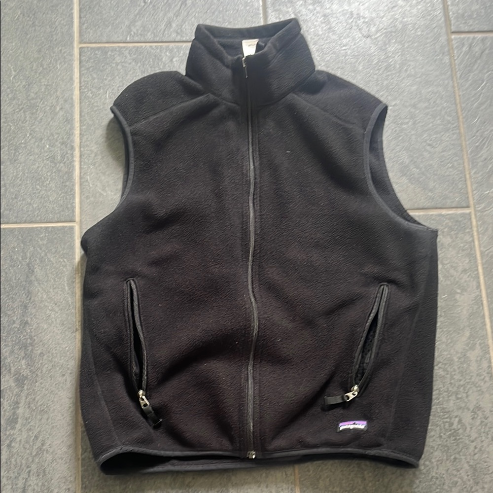 Patagonia Black Outdoor Fleece Vest